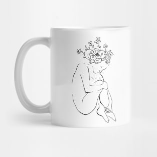 Floral sadness Mug